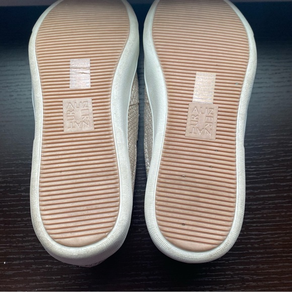 Naturalizer Marianne Gold Champagne Leather Slip On Sneakers Loafers Flats - Picture 4 of 6